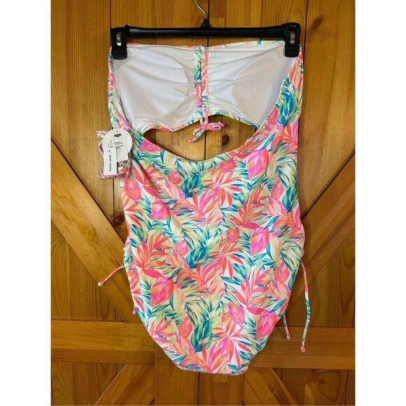 Decree Womens Pastel Oasis Monokini One Piece Swimsuit Size XL nwt (8068) - Picture 5 of 7